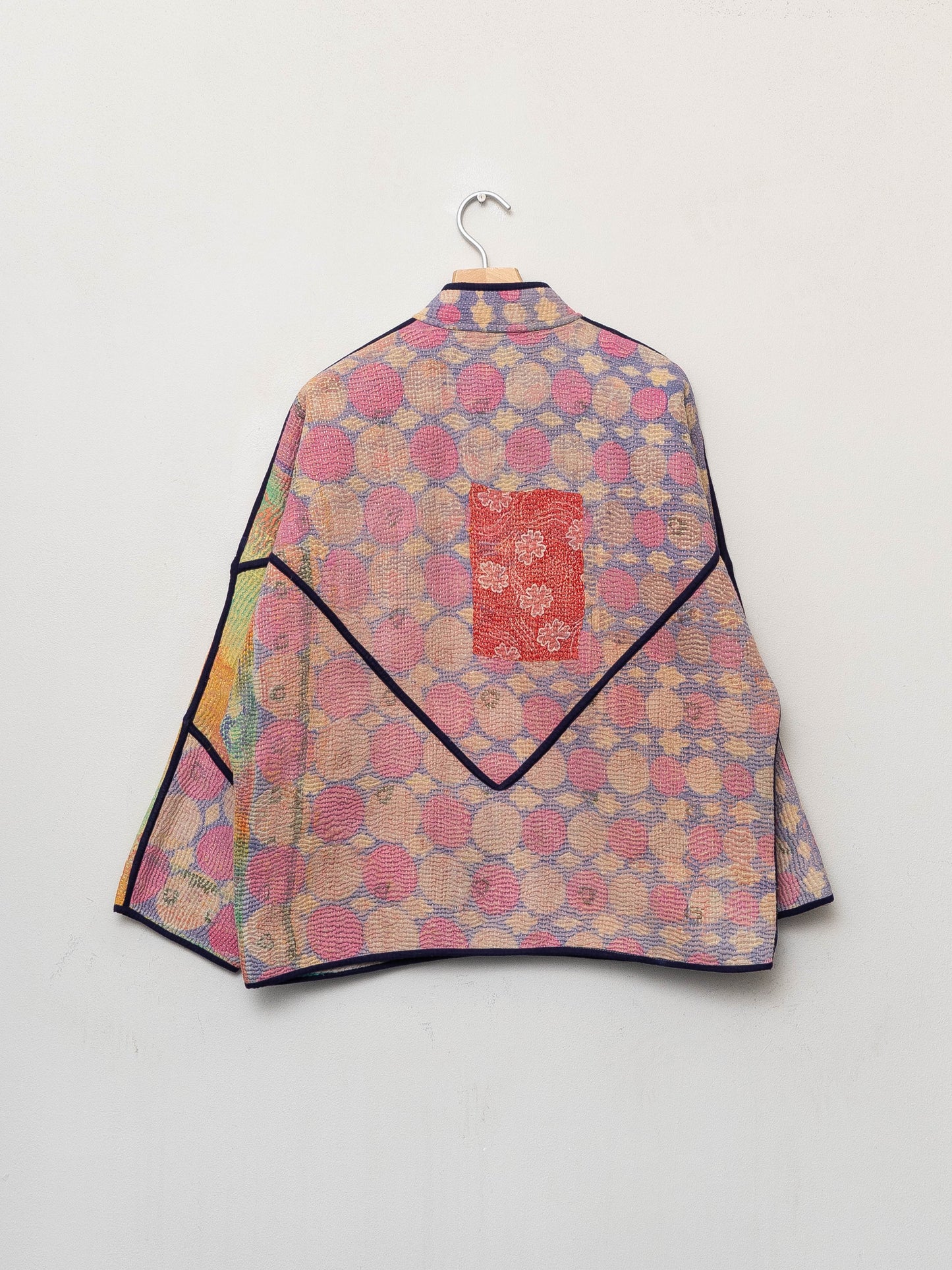 The Ladhiya Quilted Patchwork Kantha Jacket