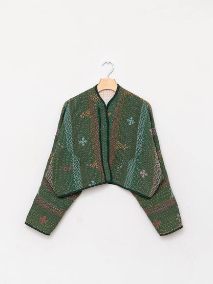 The Kaira Cropped Saami Quilt Jacket