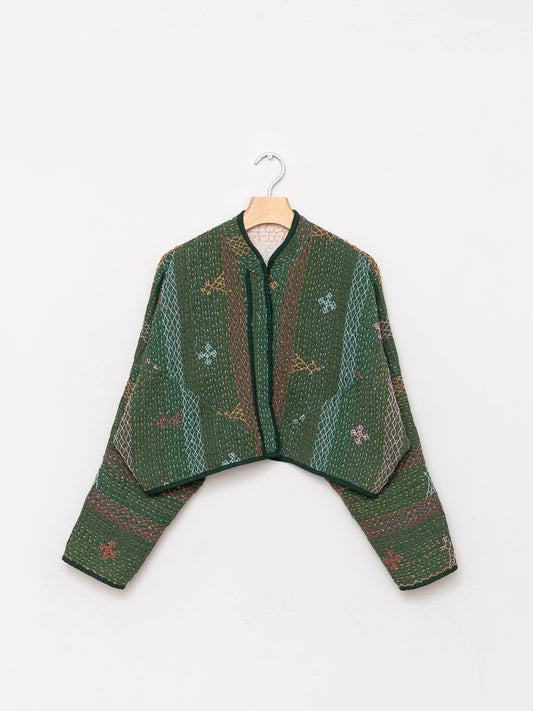 The Kaira Cropped Saami Quilt Jacket