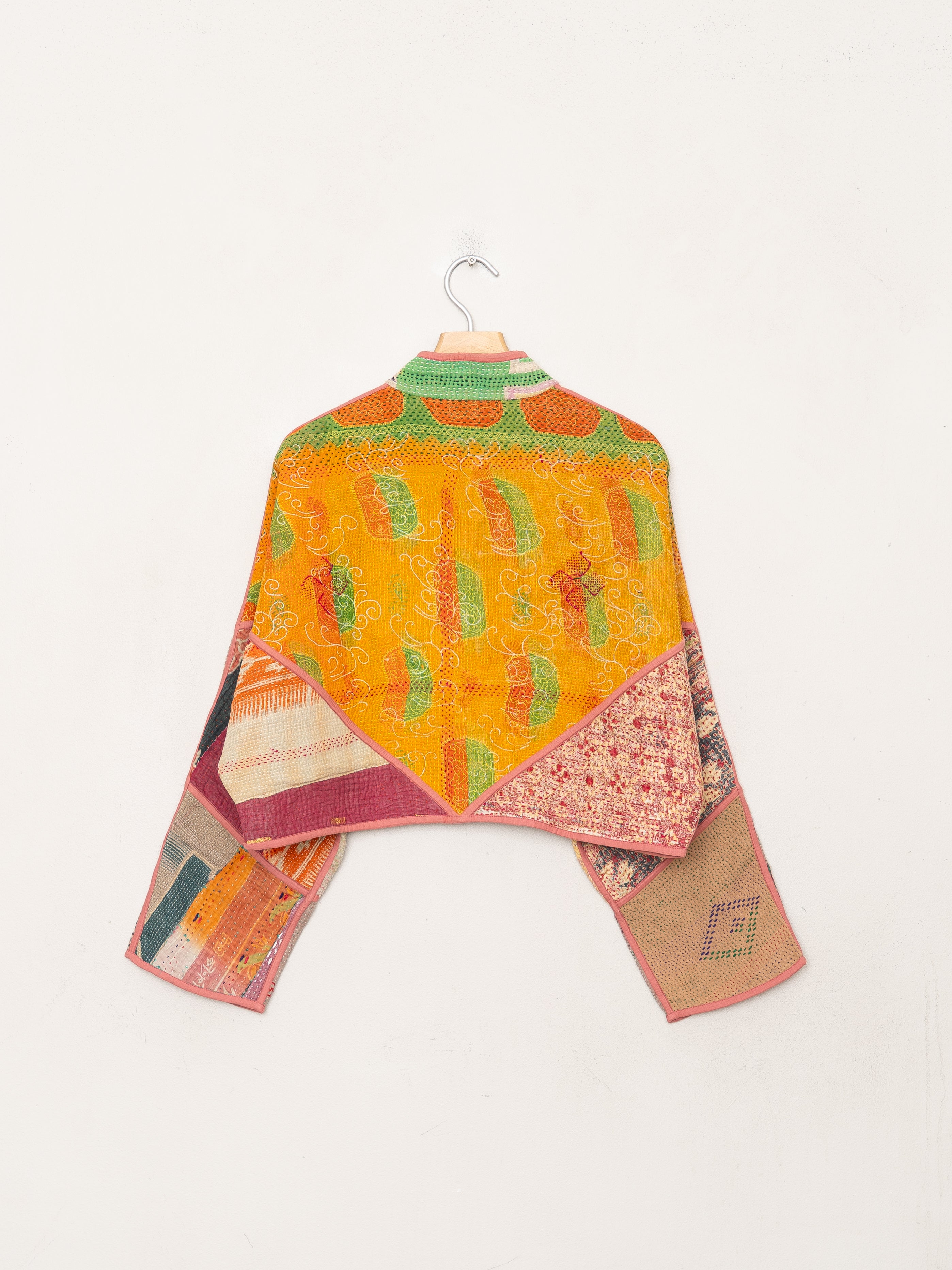The Kaira Cropped Quilted Patchwork Kantha Jacket Wholesale