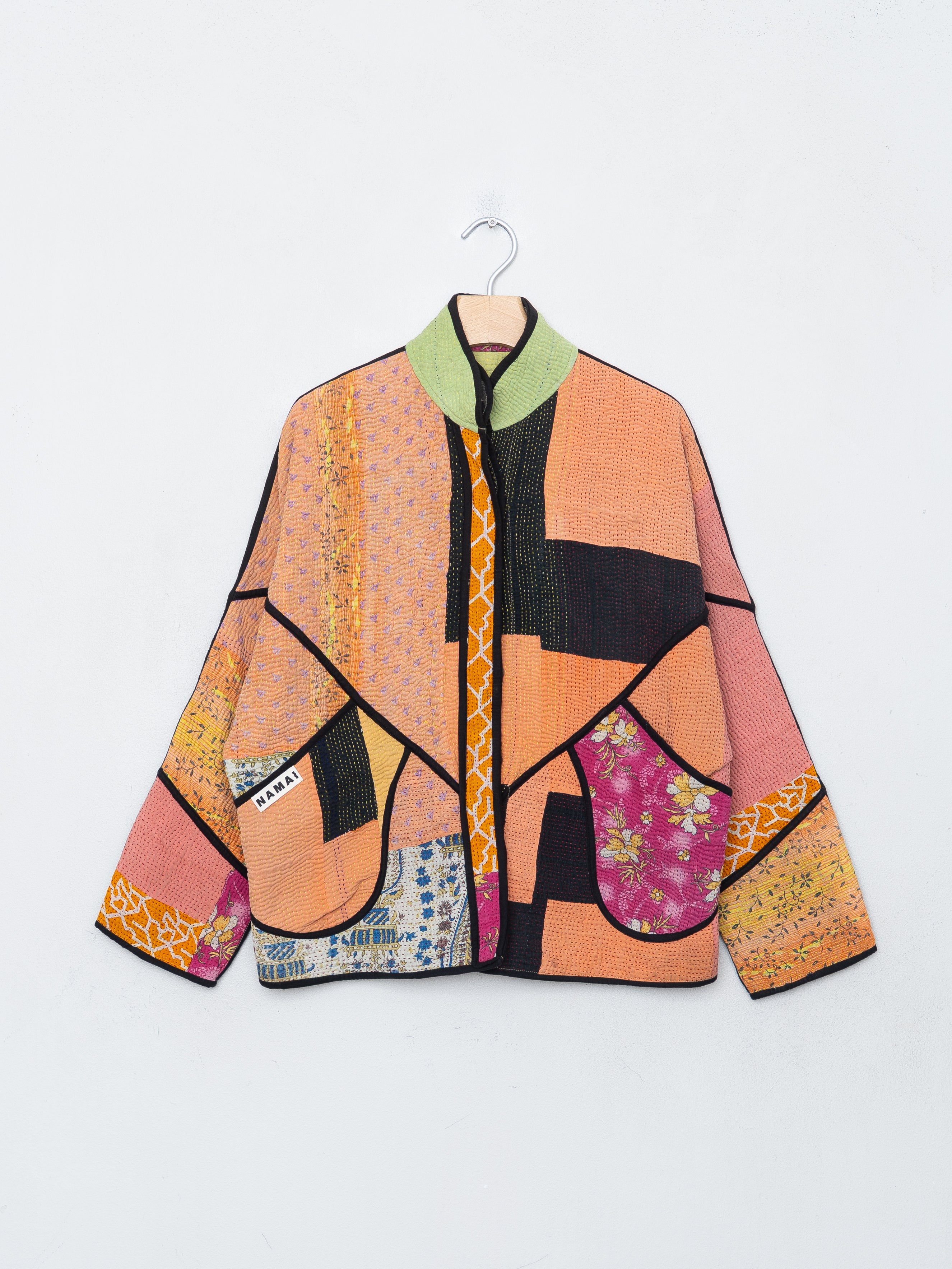 The Ladhiya Petite Quilted Patchwork Kantha Jacket Wholesale