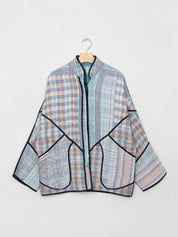 The Ladhiya Quilted Patchwork Kantha Jacket