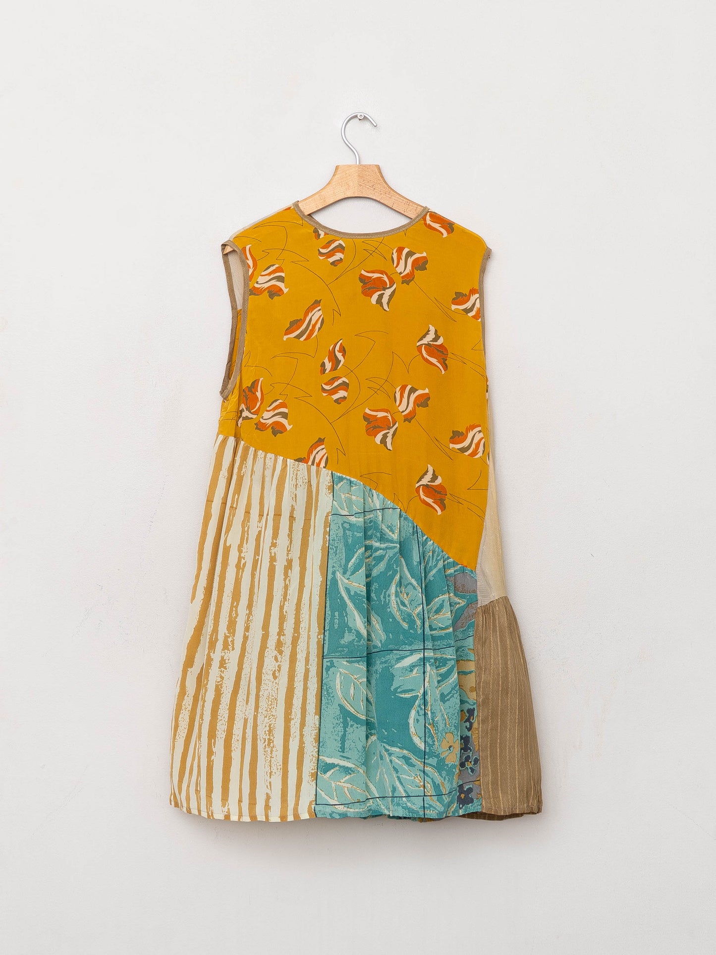 The Anan Short Dress  - Medium / Large - Upcycled Silk