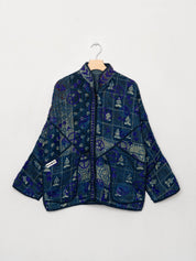 The Ladhiya Quilted Suzani Kantha Jacket