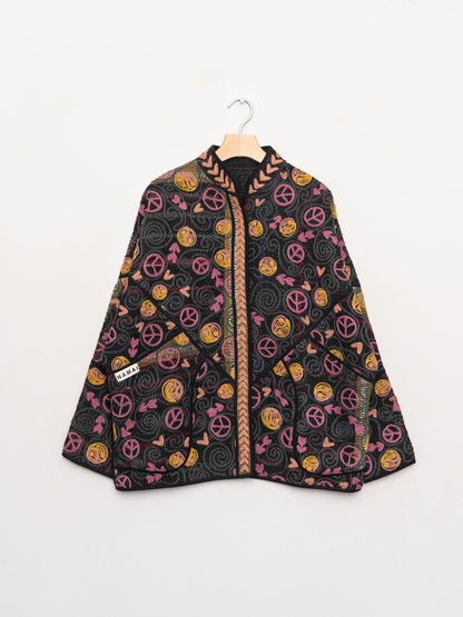 The Ladhiya Suzani Quilted Kantha Jacket