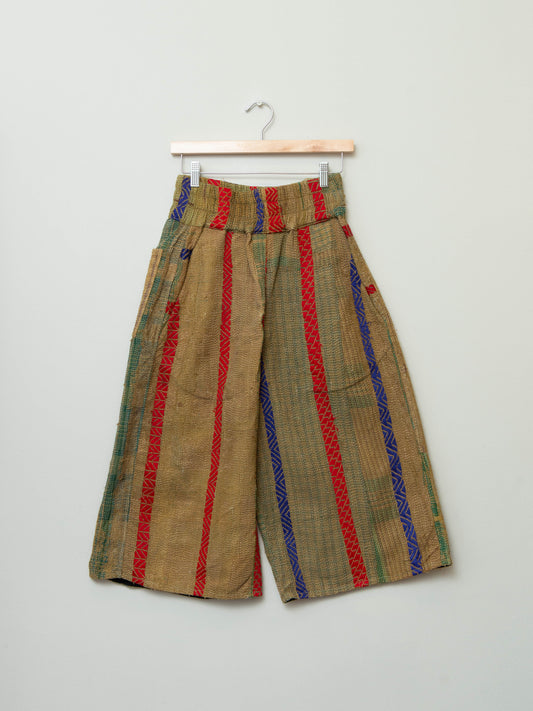 The Mahi Quilted Patchwork Kantha Culotte ~ Small