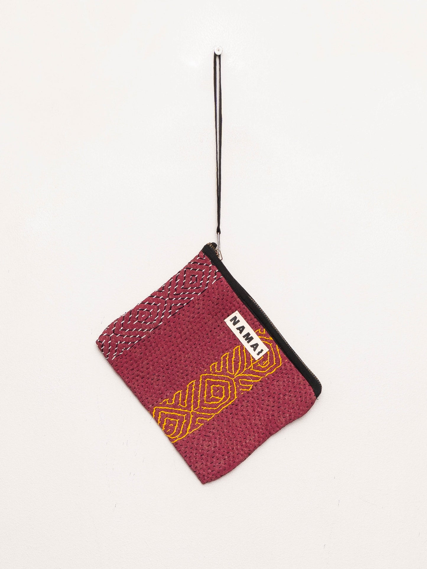 The Biju Vintage Kantha Quilted Zipper Pouch