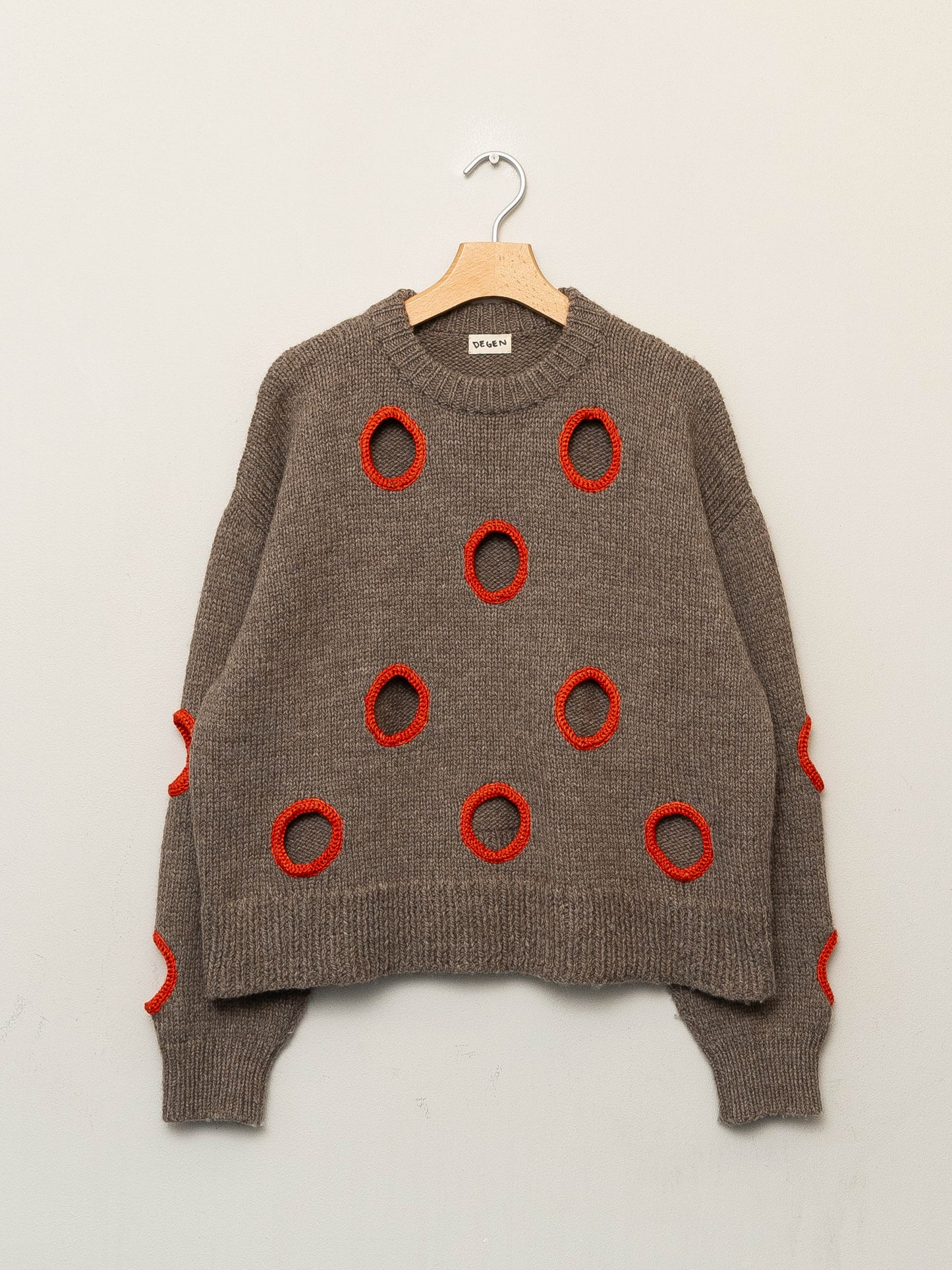 Degen Holes Sweater ~ Cedar