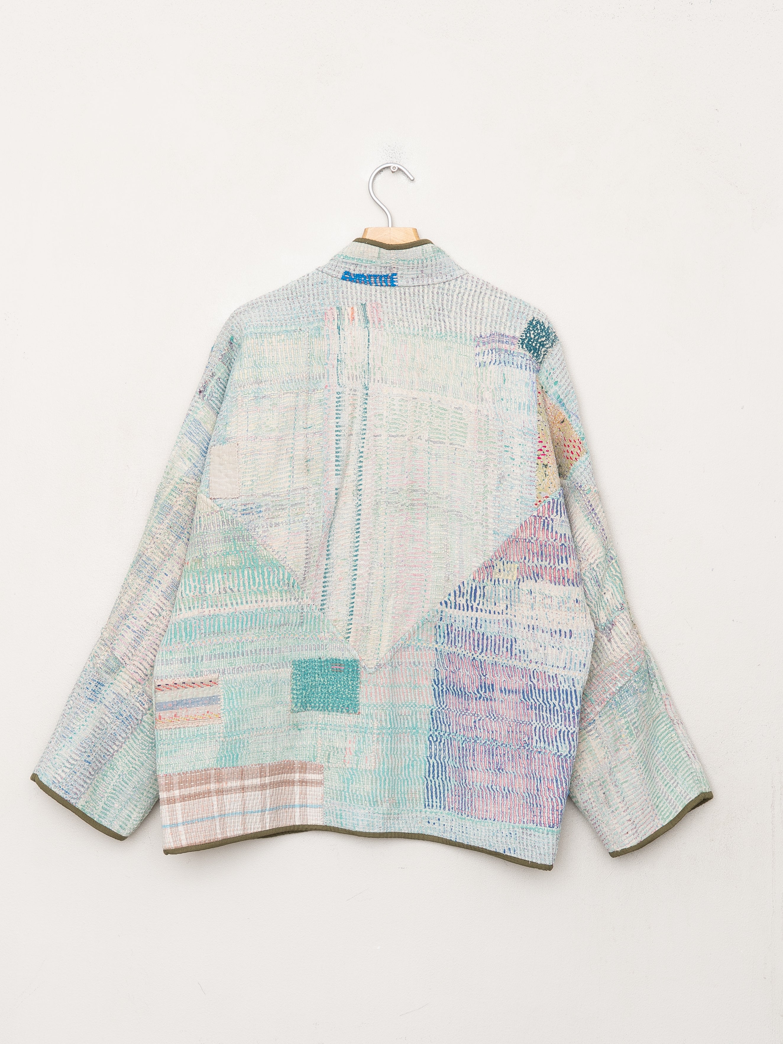 The Ladhiya Quilted Patchwork Kantha Jacket