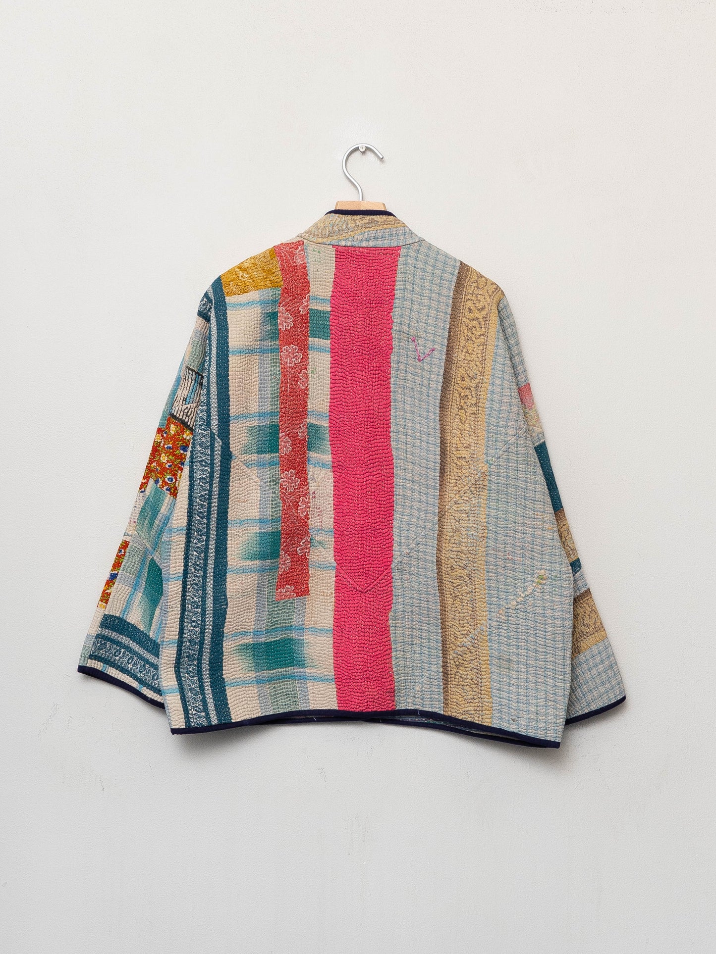 The Ladhiya Quilted Patchwork Kantha Jacket