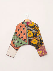 The Kaira Cropped Quilted Patchwork Kantha Jacket Wholesale