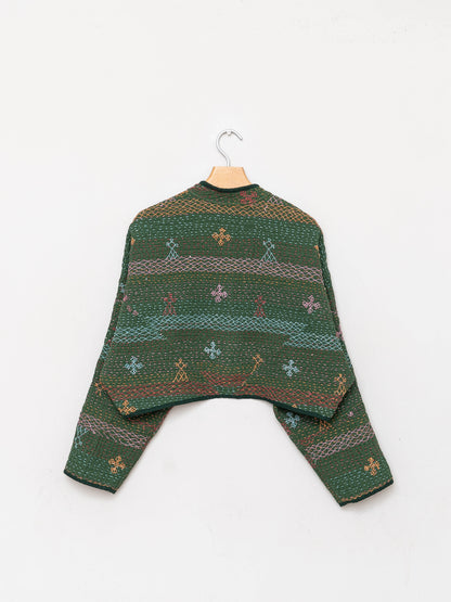 The Kaira Cropped Saami Quilt Jacket
