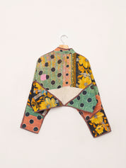 The Kaira Cropped Quilted Patchwork Kantha Jacket Wholesale