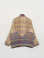 The Ladhiya Quilted Patchwork Kantha Jacket
