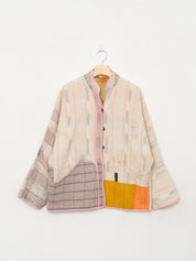 The Ladhiya Quilted Patchwork Kantha Jacket