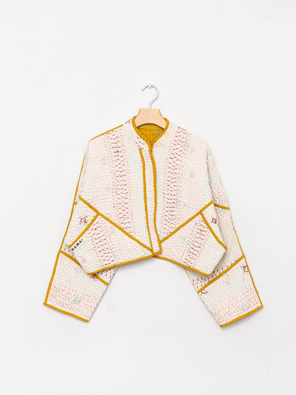The Kaira Cropped Saami Quilt Jacket