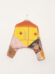 The Kaira Cropped Quilted Patchwork Kantha Jacket Wholesale