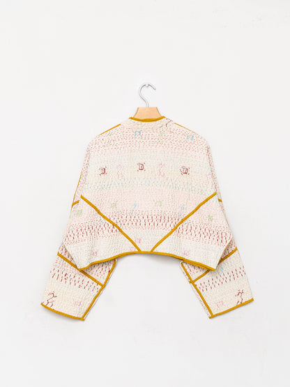 The Kaira Cropped Saami Quilt Jacket