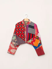 The Kaira Cropped Quilted Patchwork Kantha Jacket Wholesale
