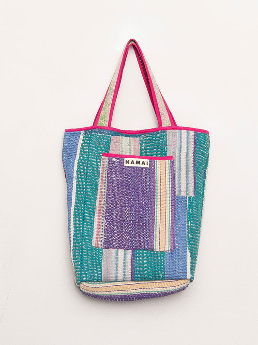 The Xoti II Zero-Waste Quilted Kantha Bag