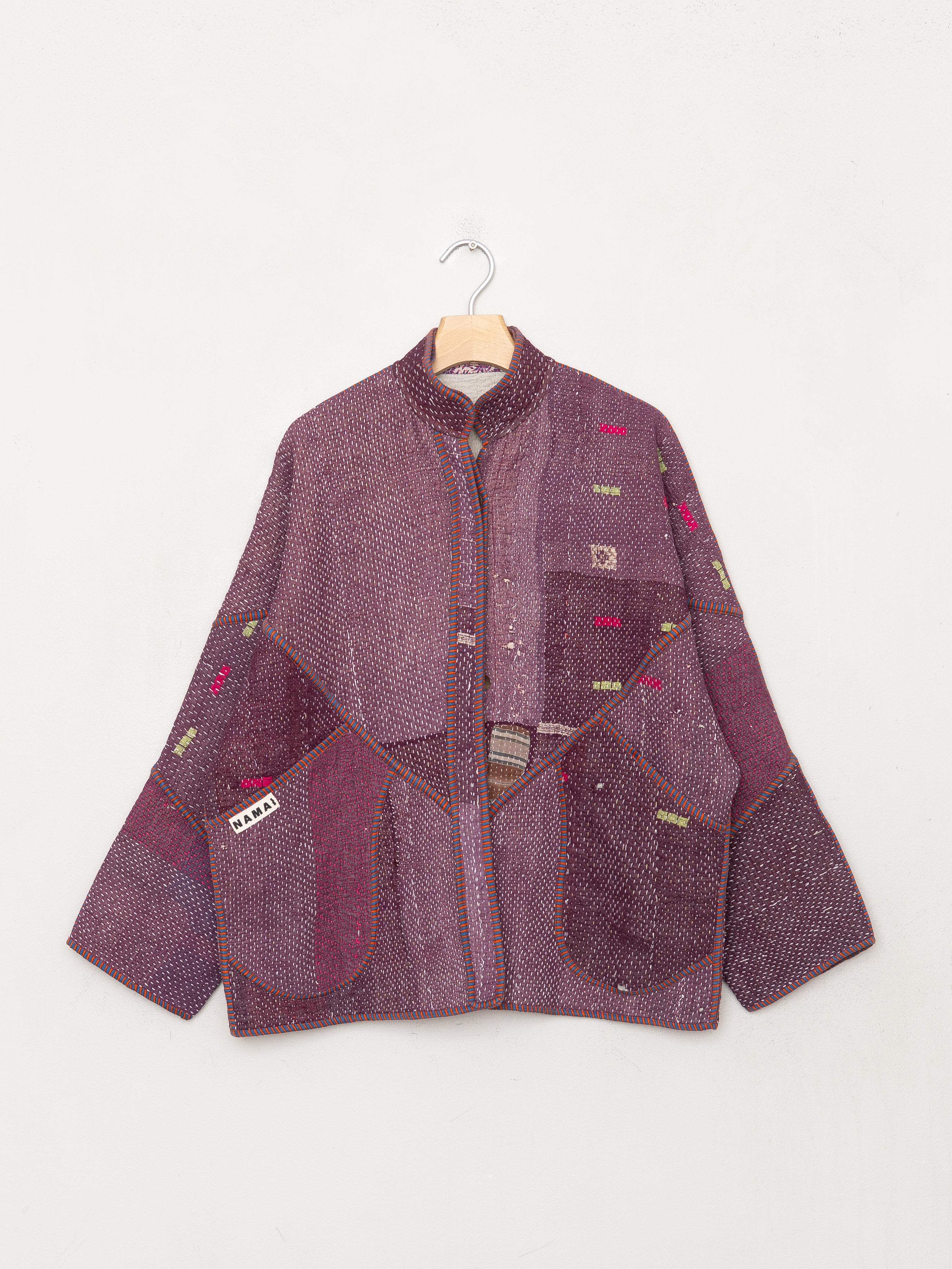 The Ladhiya Quilted Patchwork Kantha Jacket