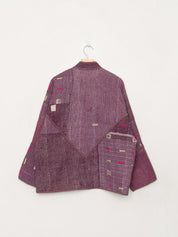 The Ladhiya Quilted Patchwork Kantha Jacket
