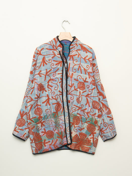 The Narmada Suzani Quilted Kantha Jacket