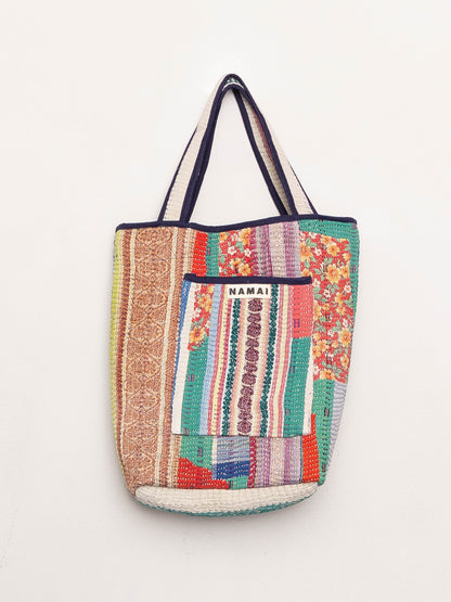 The Xoti II Zero-Waste Quilted Kantha Bag