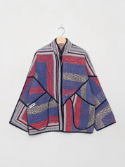 The Ladhiya Quilted Patchwork Kantha Jacket