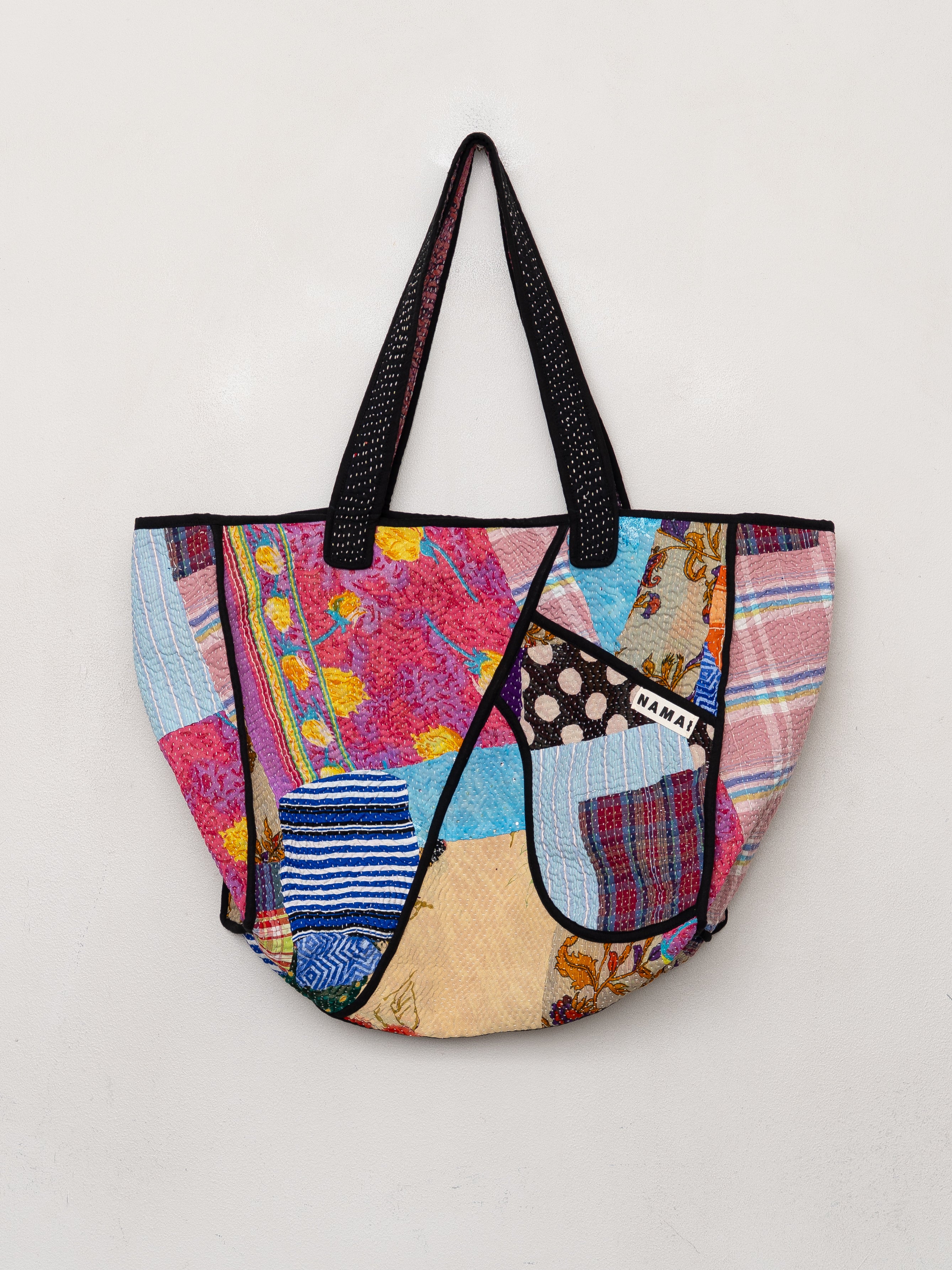 The Raksa Quilted Kantha Bag