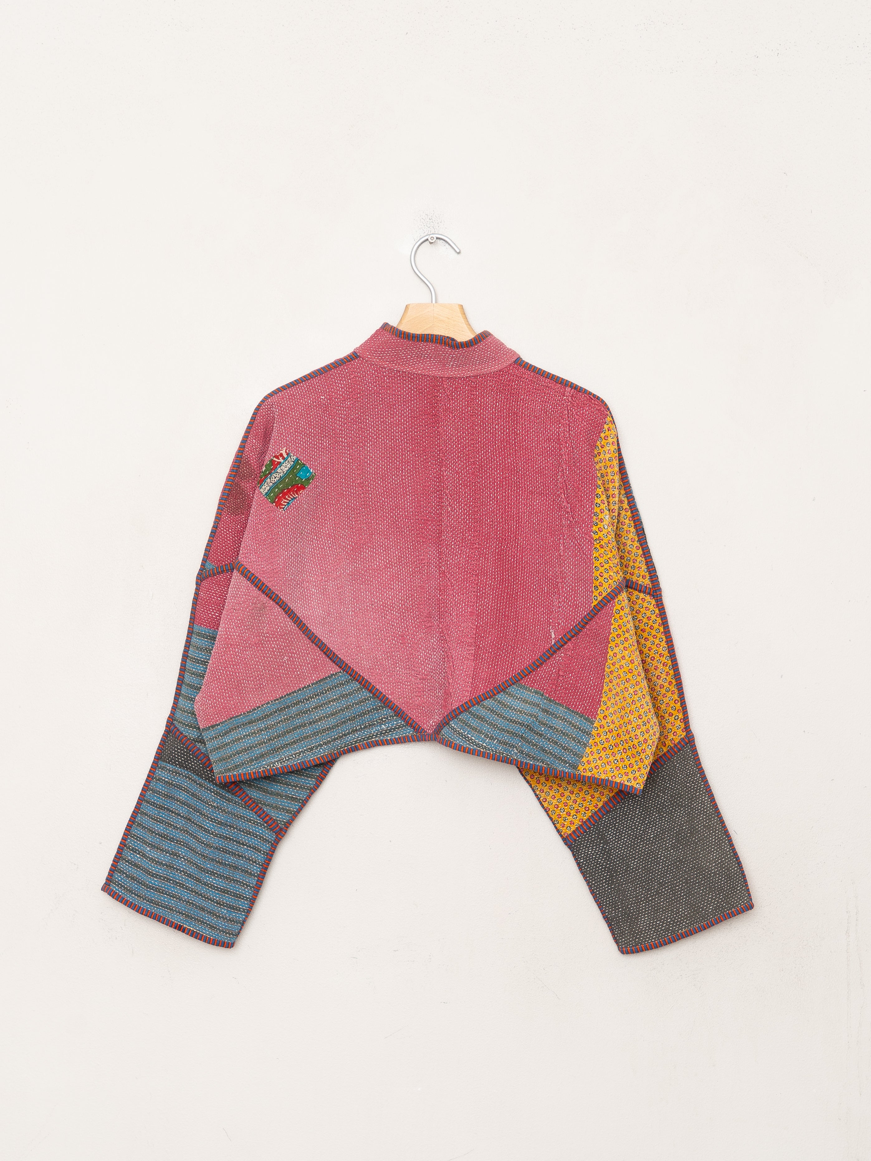 The Kaira Cropped Quilted Patchwork Kantha Jacket Wholesale