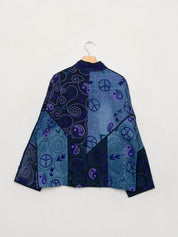 The Ladhiya Denim Suzani Jacket - Medium