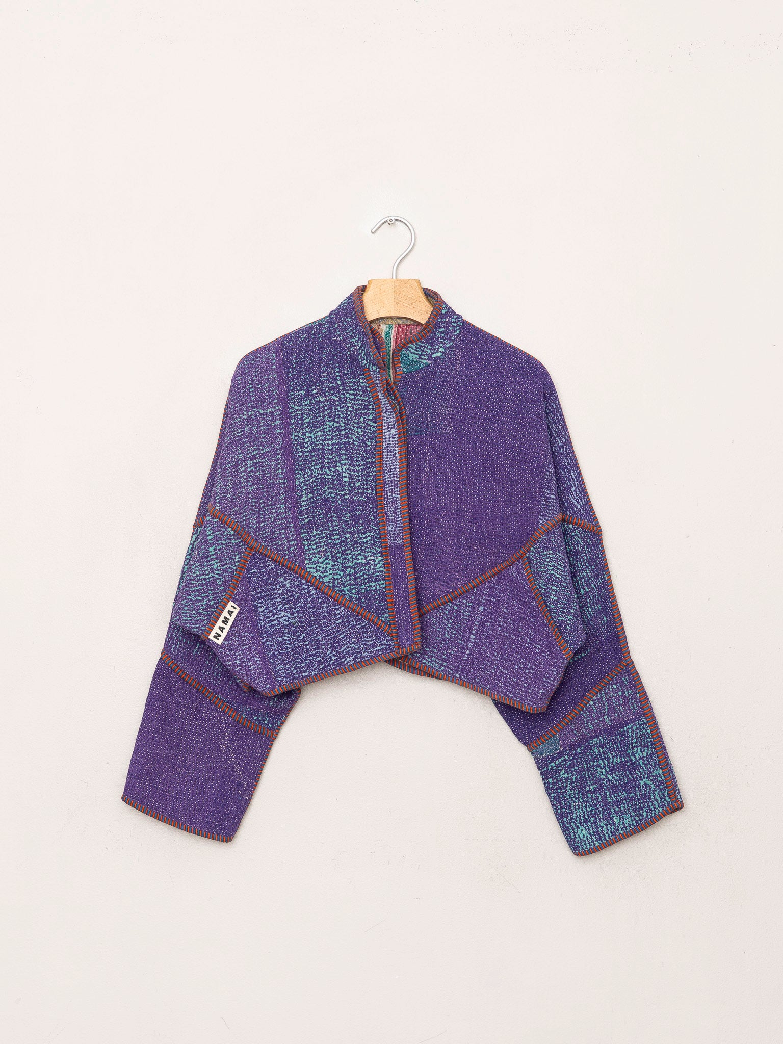 The Kaira Cropped Quilted Patchwork Kantha Jacket Wholesale