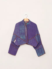 The Kaira Cropped Quilted Patchwork Kantha Jacket Wholesale