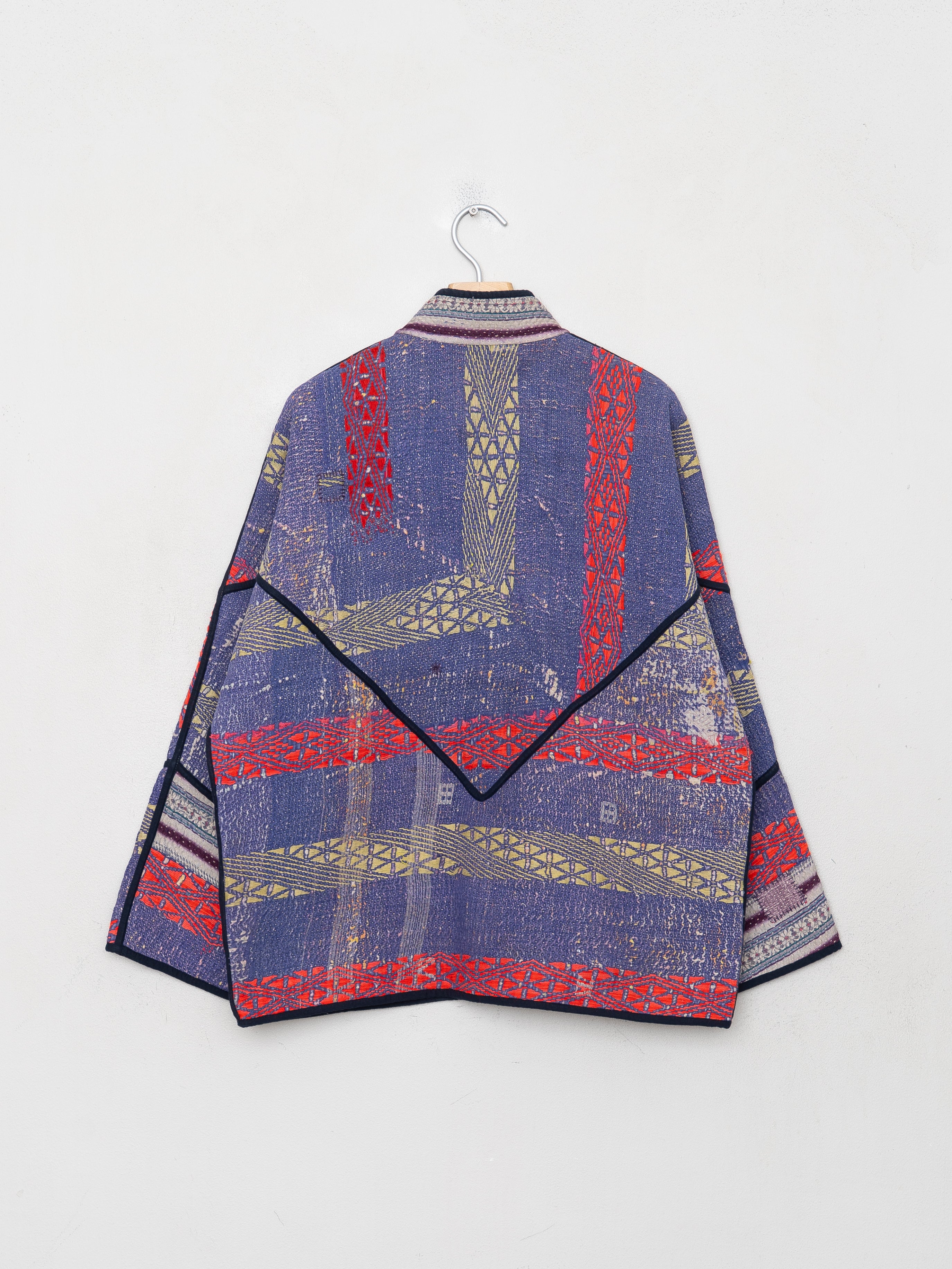 The Ladhiya Quilted Patchwork Kantha Jacket