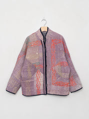 The Ladhiya Quilted Patchwork Kantha Jacket