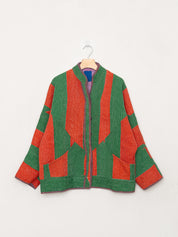 The Ladhiya Quilted Patchwork Kantha Jacket