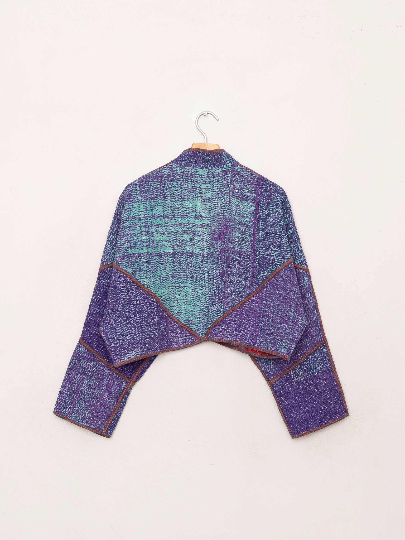The Kaira Cropped Quilted Patchwork Kantha Jacket Wholesale