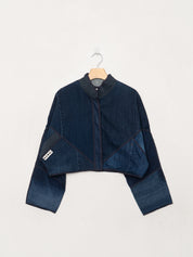 The Kaira Cropped Denim Jacket - Medium