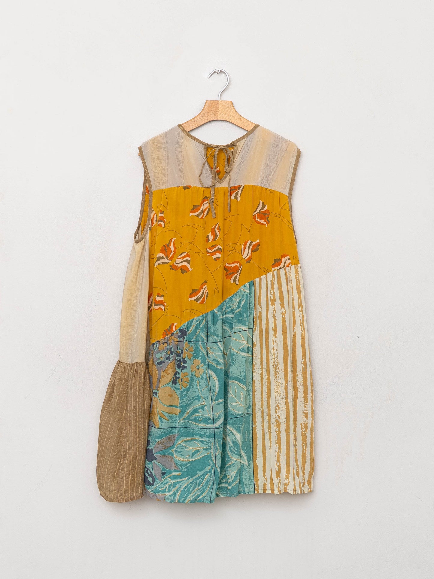 The Anan Short Dress  - Medium / Large - Upcycled Silk