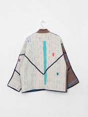 The Ladhiya Quilted Patchwork Kantha Jacket