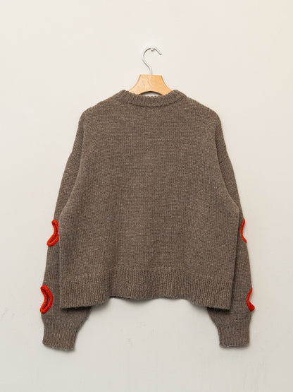 Degen Holes Sweater ~ Cedar