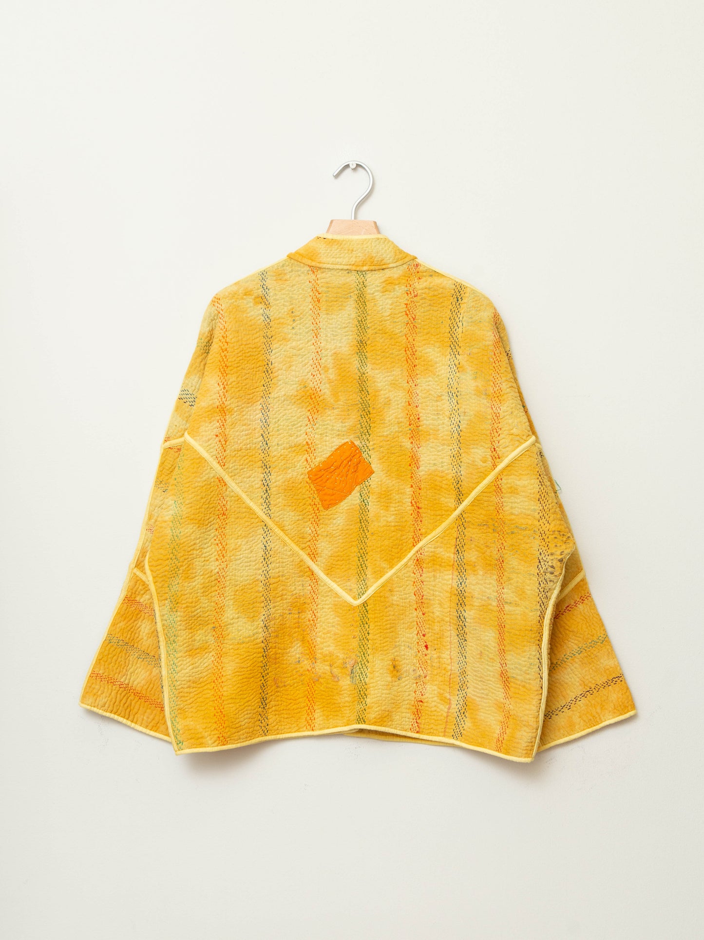 The Ladhiya Quilted Plant Dyed Kantha Jacket