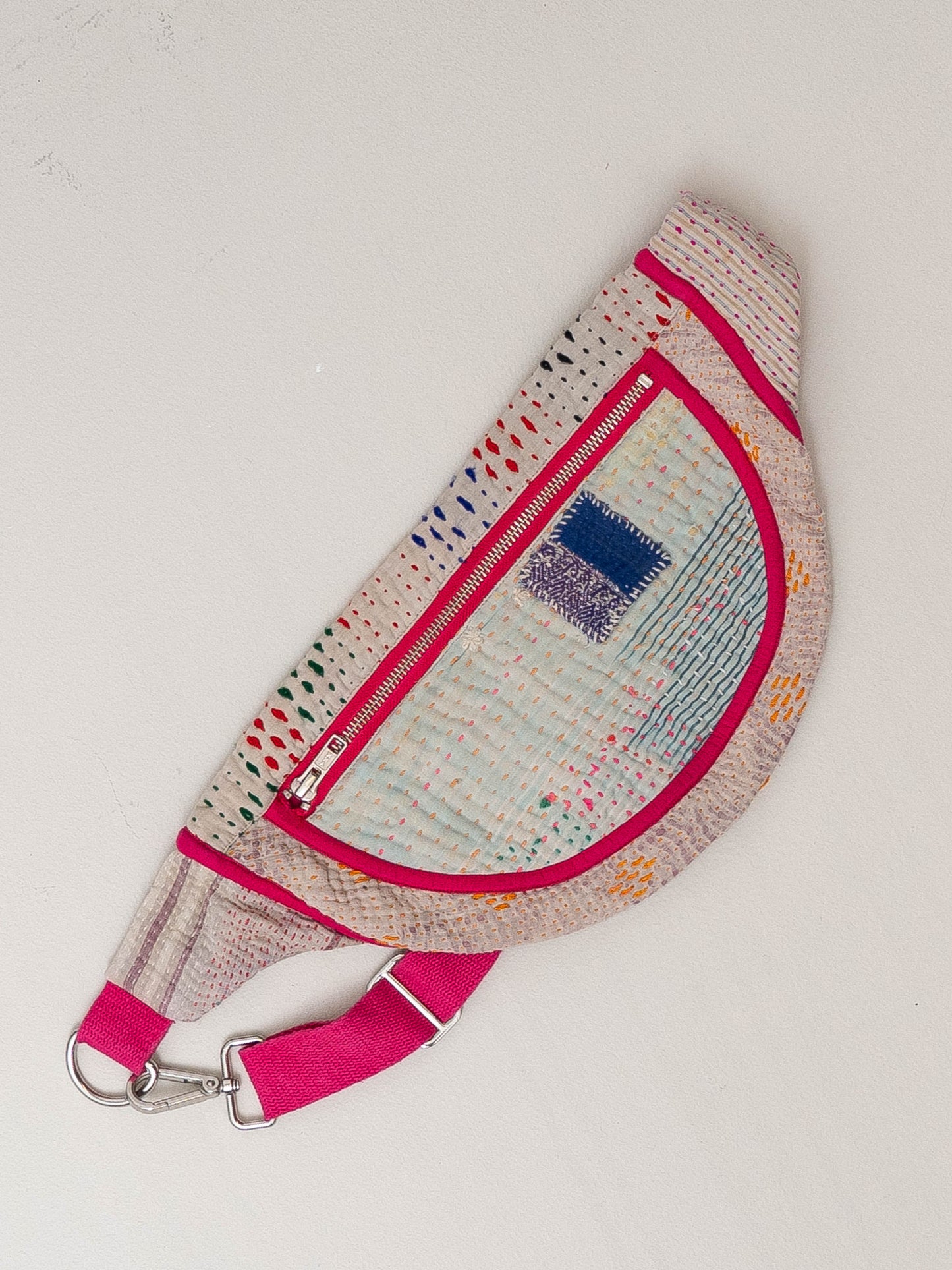 The Faiza Quilted Kantha Belt Bag