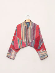 The Kaira Cropped Quilted Patchwork Kantha Jacket Wholesale