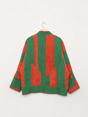 The Ladhiya Quilted Patchwork Kantha Jacket