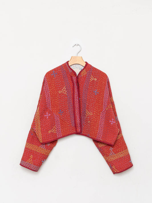 The Kaira Cropped Saami Quilt Jacket