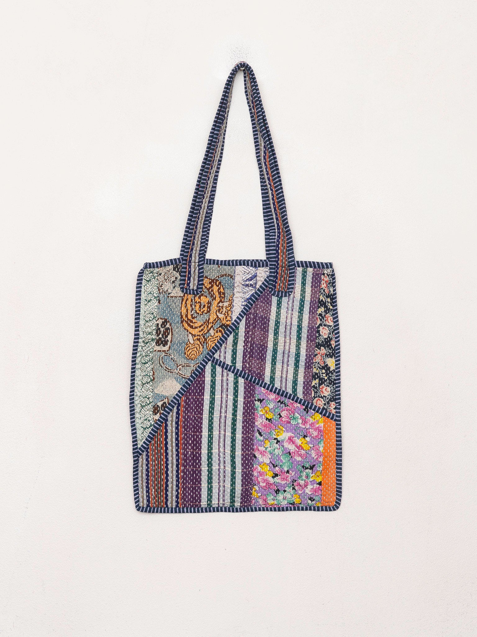 The Tarun Quilted Kantha Bag