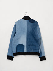 The Veda Denim Bomber Jacket - Large
