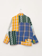 The Ladhiya Quilted Patchwork Kantha Jacket